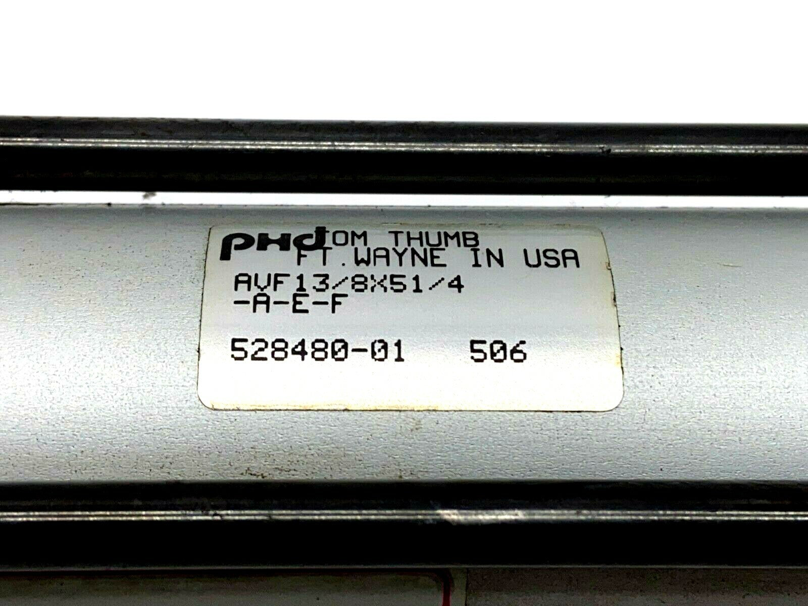 PHD AVF13/8x51/4-A-E-F Pneumatic Magnetic Piston Cylinder 5-1/4" Stroke - Maverick Industrial Sales