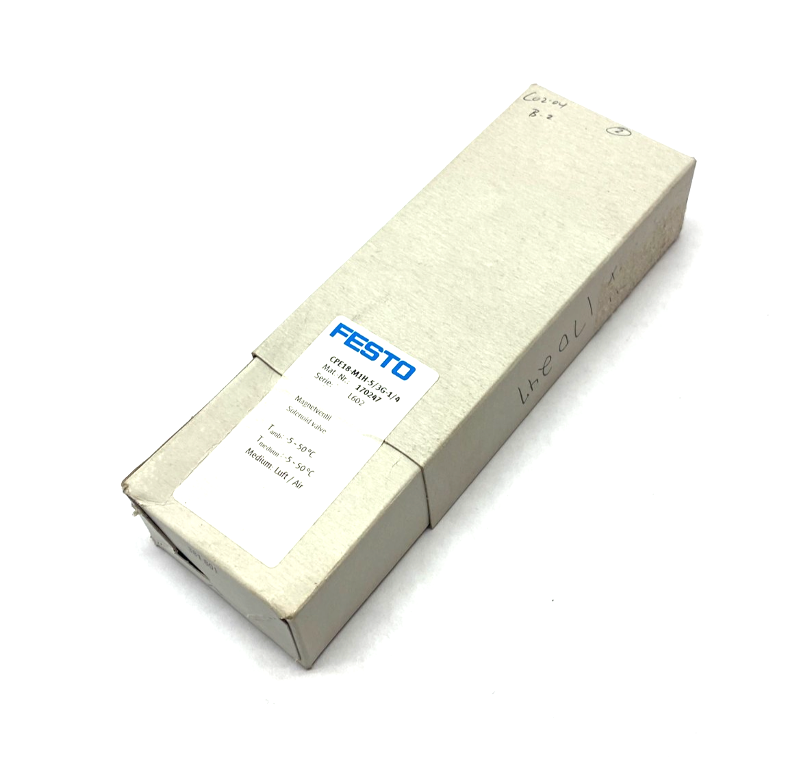 Festo CPE18-M1H-5/3G-1/4 Solenoid Valve 5/3 Closed 170247 - Maverick Industrial Sales