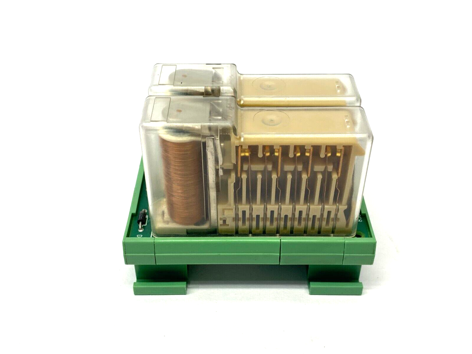 Universal Instruments 45209201 Safety Relay Module DIN Rail Mount WORN TERMINAL - Maverick Industrial Sales