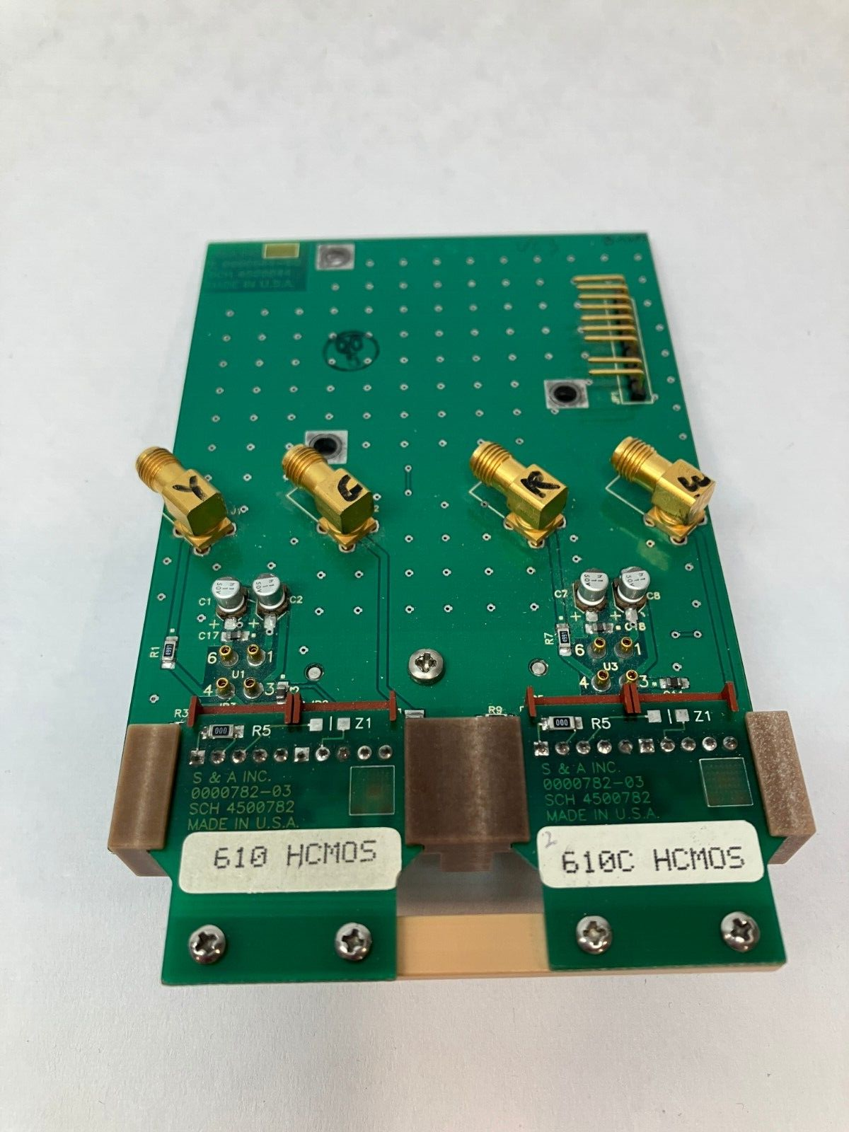 Saunders & Associates E0000844-00 Circuit Board 4500844 w/ 610 HCM0S, 610C HCM0S - Used - Maverick Industrial Sales