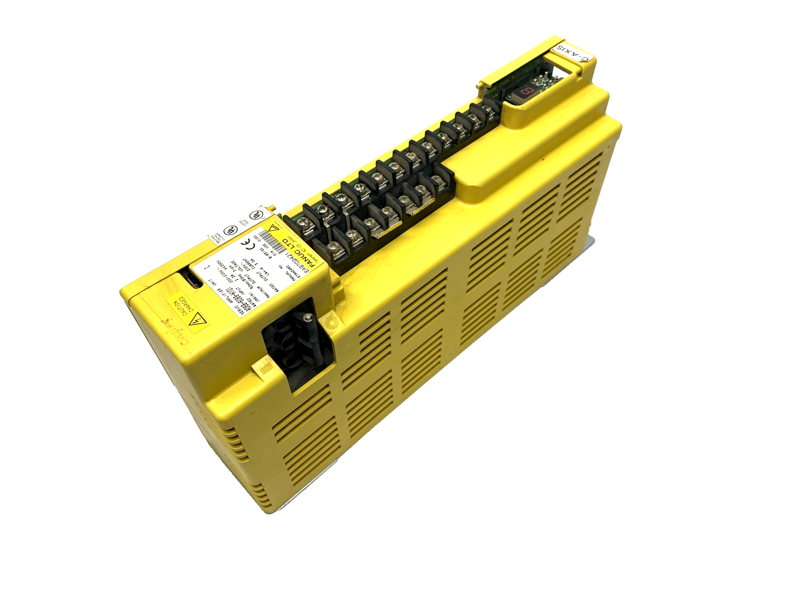 A06B-6089-H101 | Fanuc C Servo Amplifier Unit 230VAC 3PH 3A CHIPPED SIDE PLASTIC - Used - Maverick Industrial Sales
