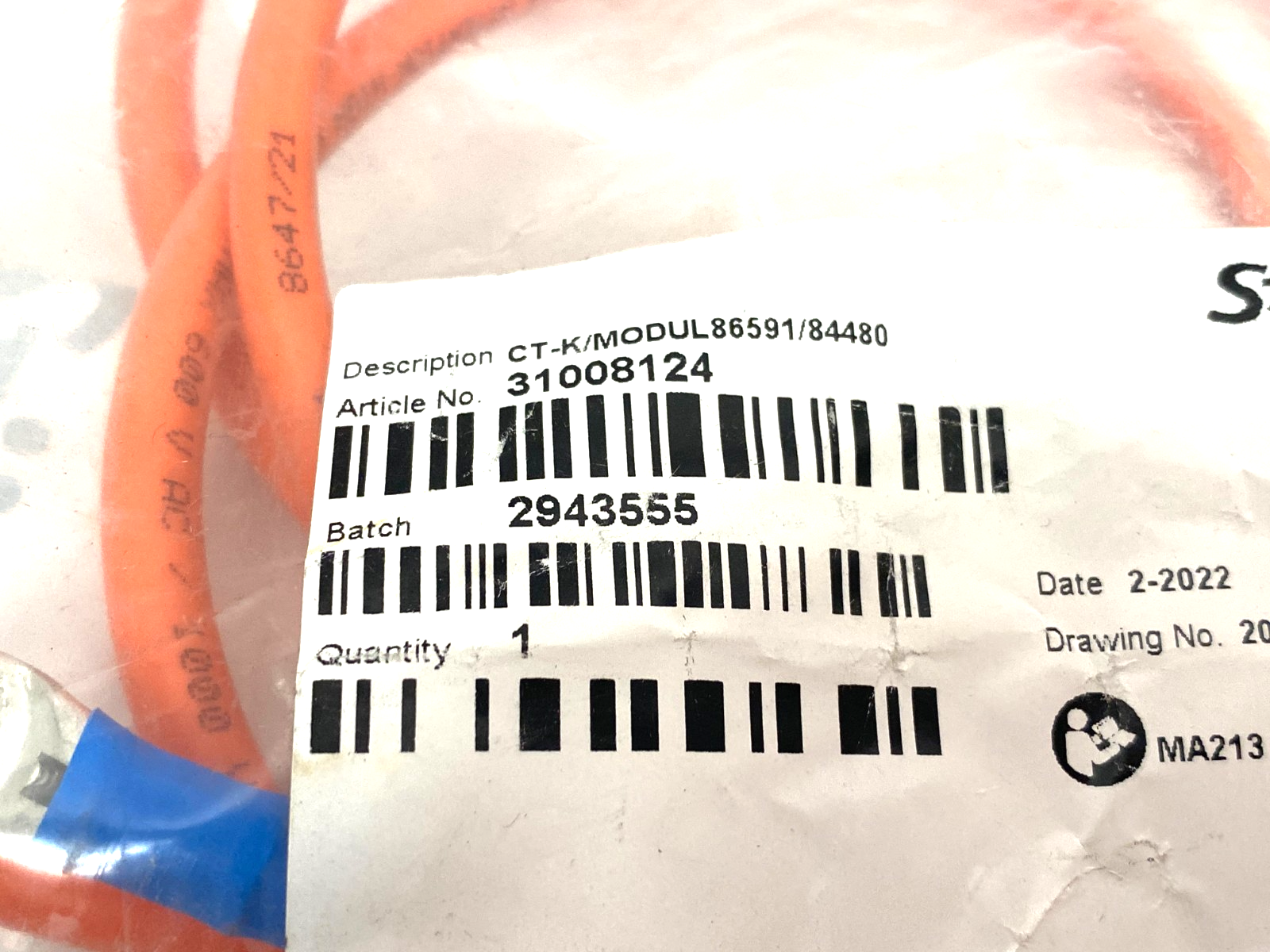 Staubli CT-K/MODUL86591/84480 CombiTac Connector Assembly 31008124 - Maverick Industrial Sales