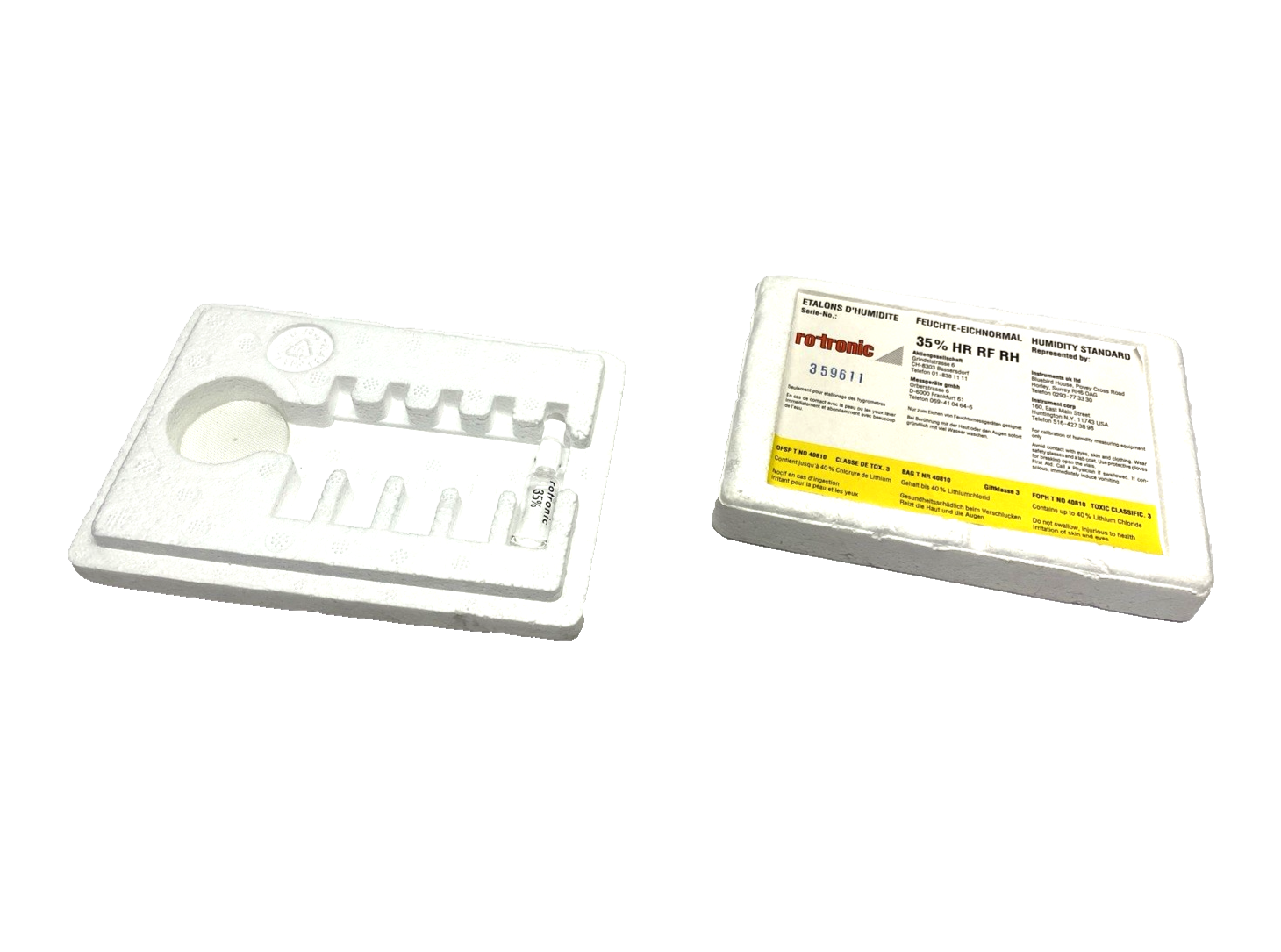 EA35-SCS | Rotronic 35 Percent HR RF RH Humidity Standard 359611 - New – Open box - Maverick Industrial Sales