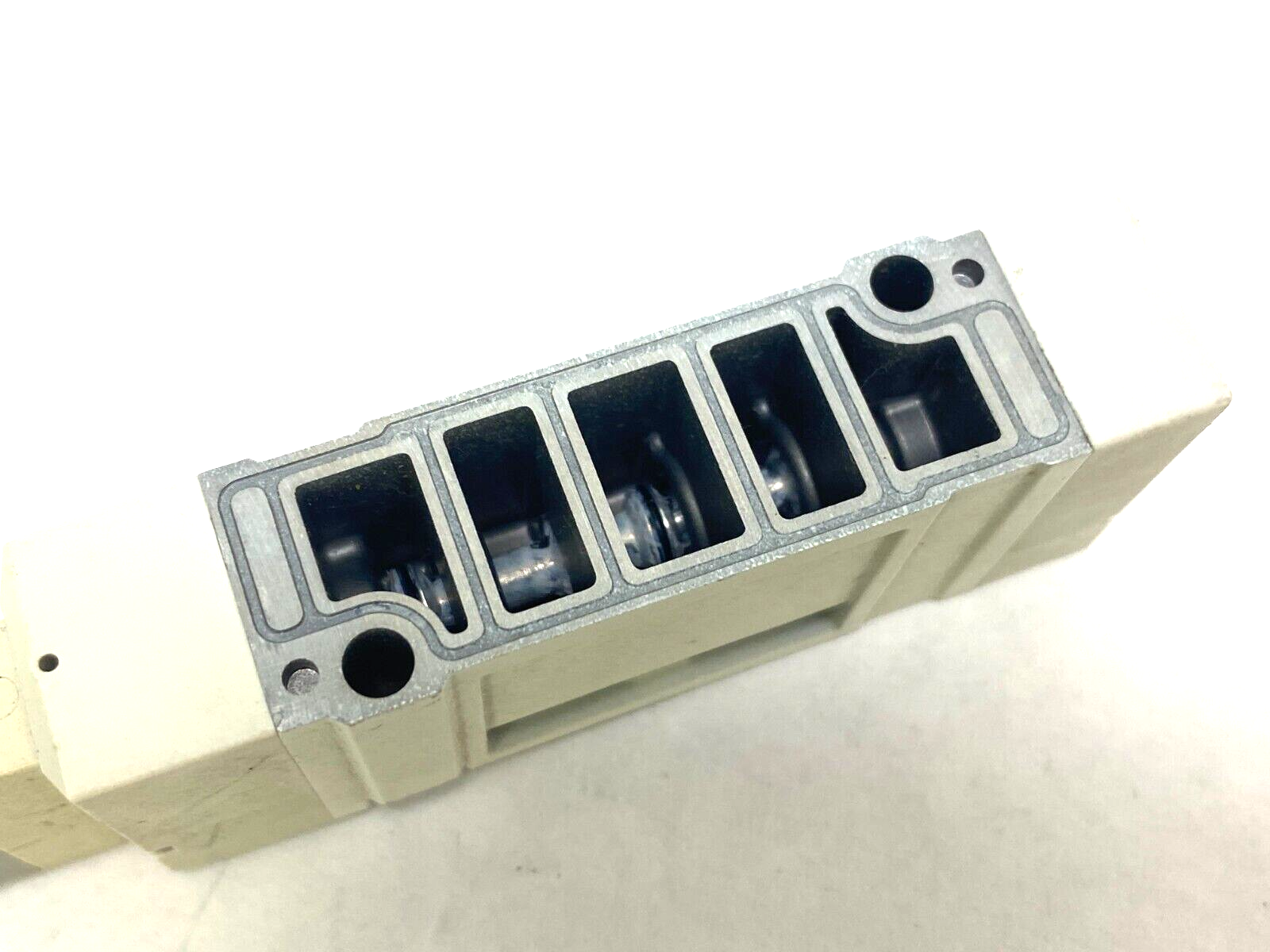 SMC SV3100-5FU 5-Port 2-Position Single Solenoid Valve, 24VDC, 0.15-0.7MPa - Maverick Industrial Sales