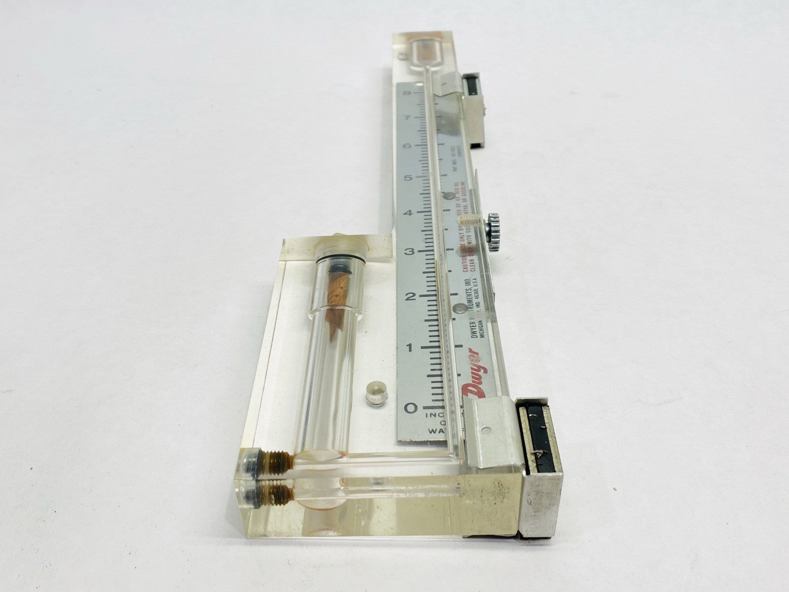 Dwyer 310 Durablock Solid Plastic Stationary Gauge 0-10 Inches - Maverick Industrial Sales