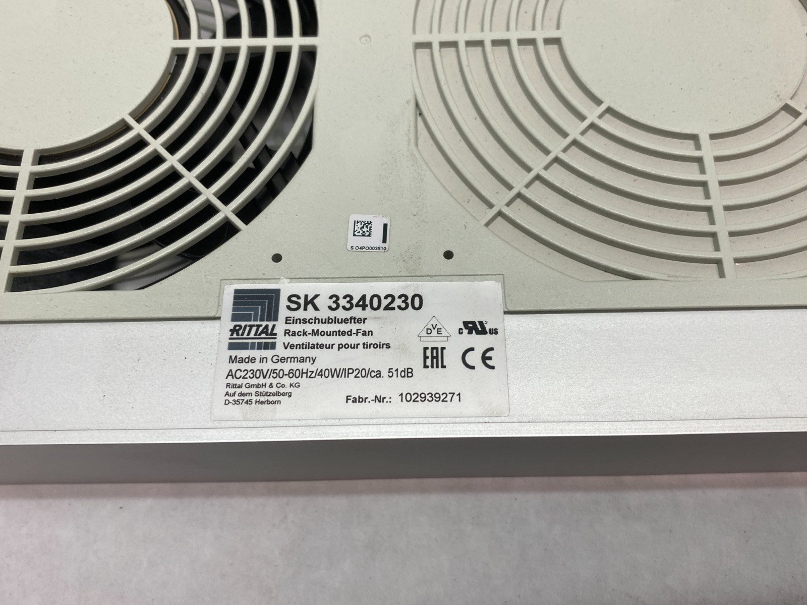 Rittal SK 3340.230 Rack-Mounted Fans for 19" SK 3340230 - Maverick Industrial Sales