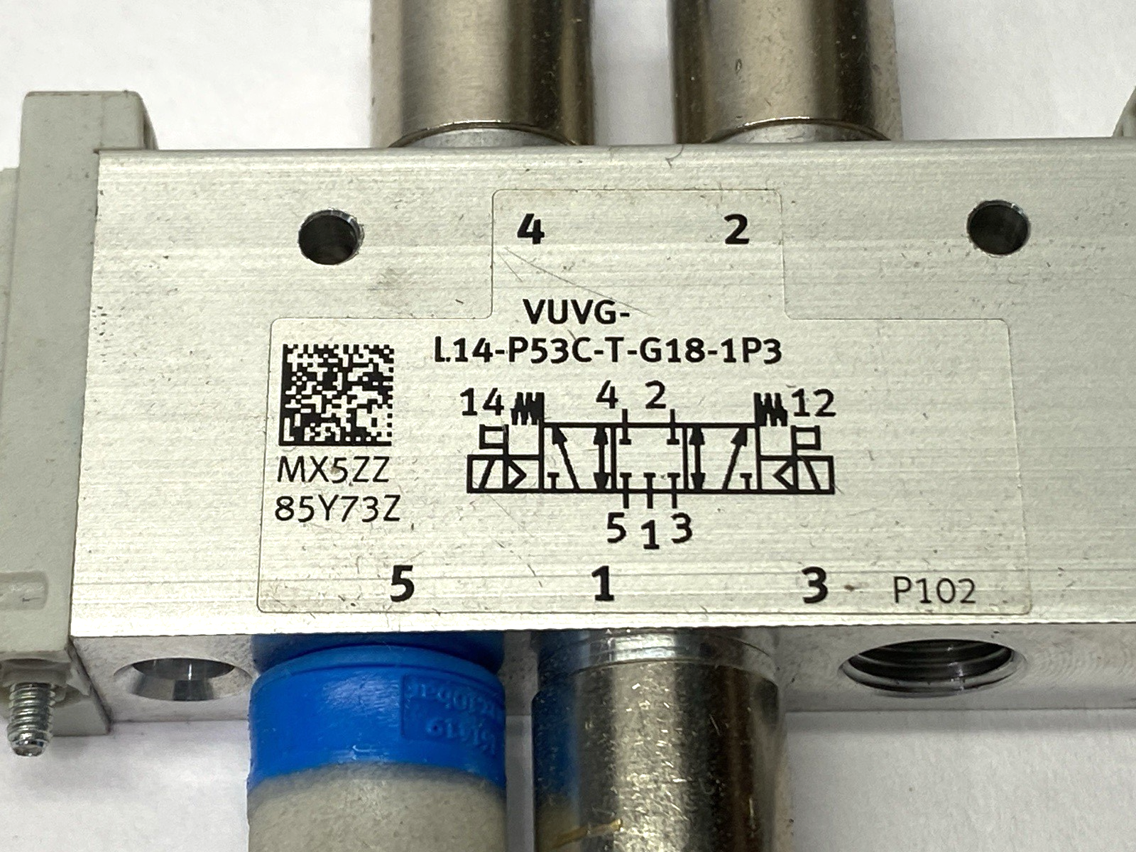 Festo VUVG-L14-P53C-T-G18-1P3 Pneumatic Air Solenoid Valve 566501 - Maverick Industrial Sales