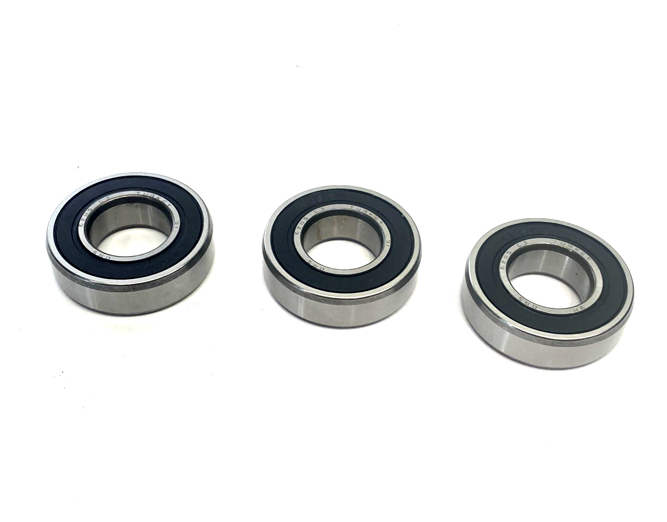 ORS 6205 C3 Ball Bearing 25mm Bore 52mm OD 15mm Wide 6205/C3, 6205/1 LOT OF 3 - Maverick Industrial Sales