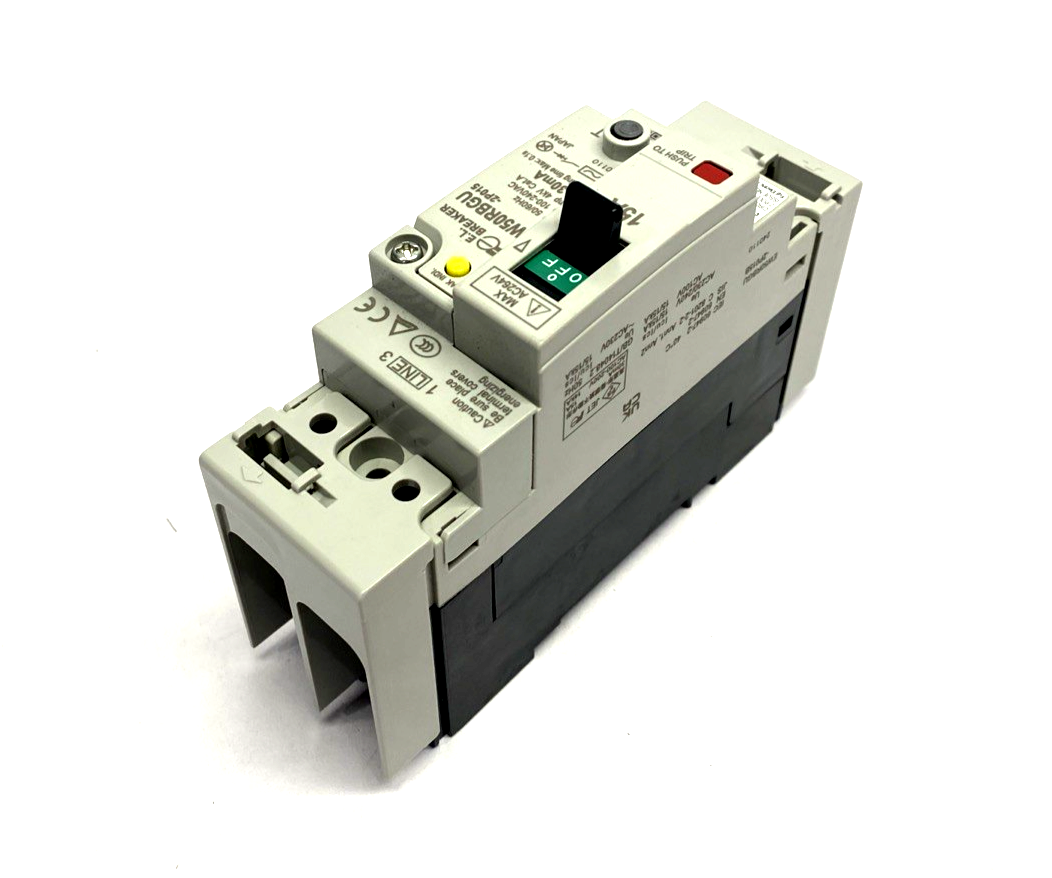 EW50RBGU-2P015B | Fuji Electric 15A 2-Pole 100-240VAC - New – Open box - Maverick Industrial Sales