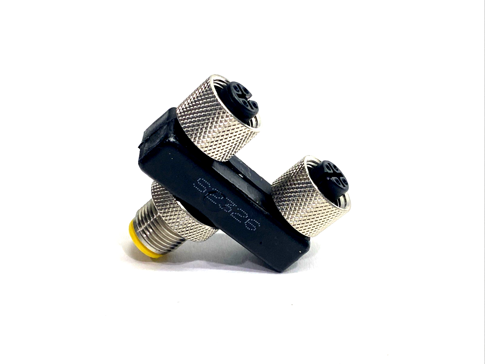 ASBS 2 M12-S2326,ASBS 2-M12-S2326,600000113 | Lumberg ASBS 2 M12-S2326 Splitter Connector 4-Pin M12 Female x2 To 4-Pin Male - New – Open box - Maverick Industrial Sales