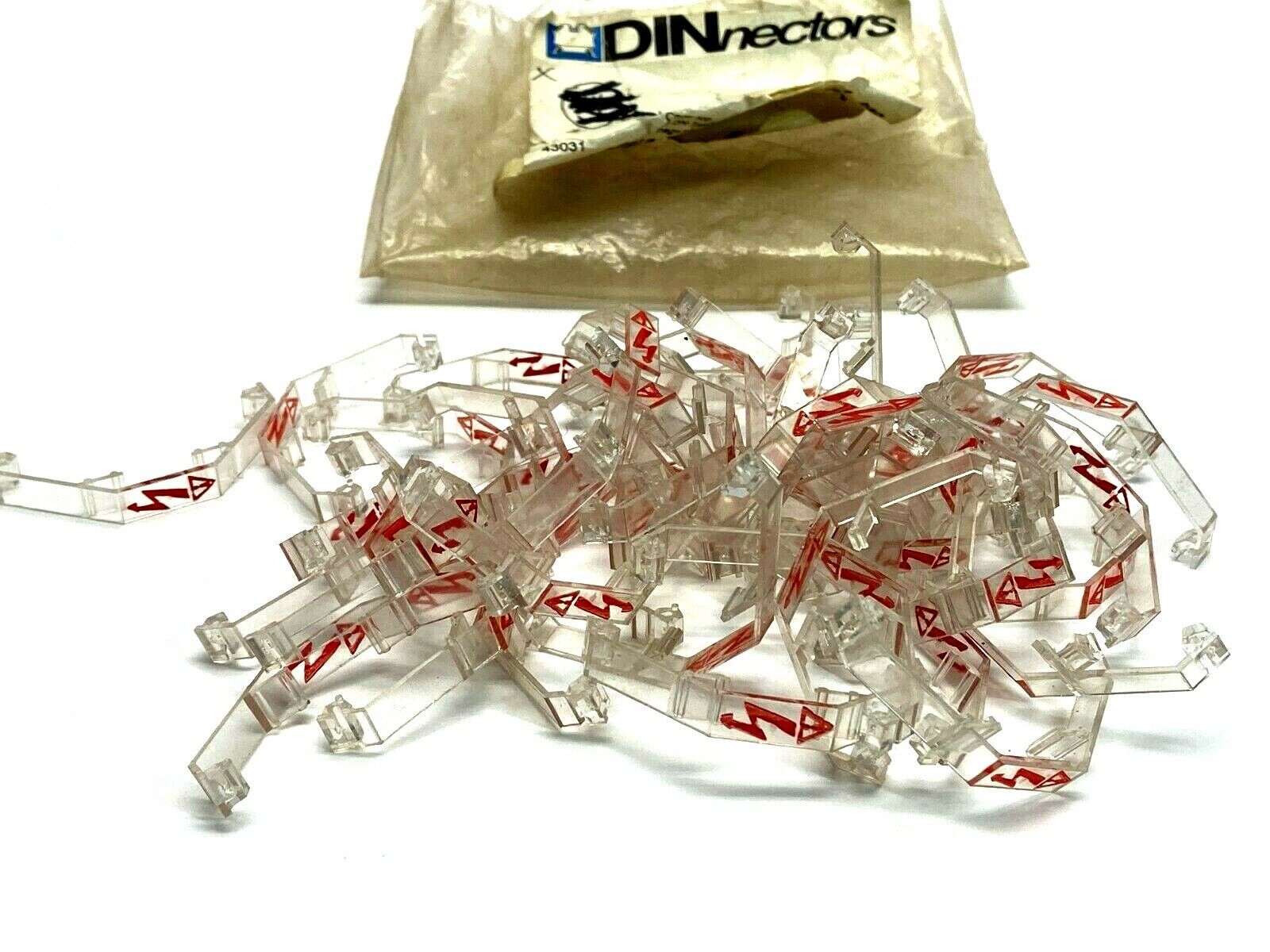 DINnector DN-C86 Clear Top Cover Printed Electrical Symbol for DN-T8 T6 LOT OF 4 - New – Open box - Maverick Industrial Sales