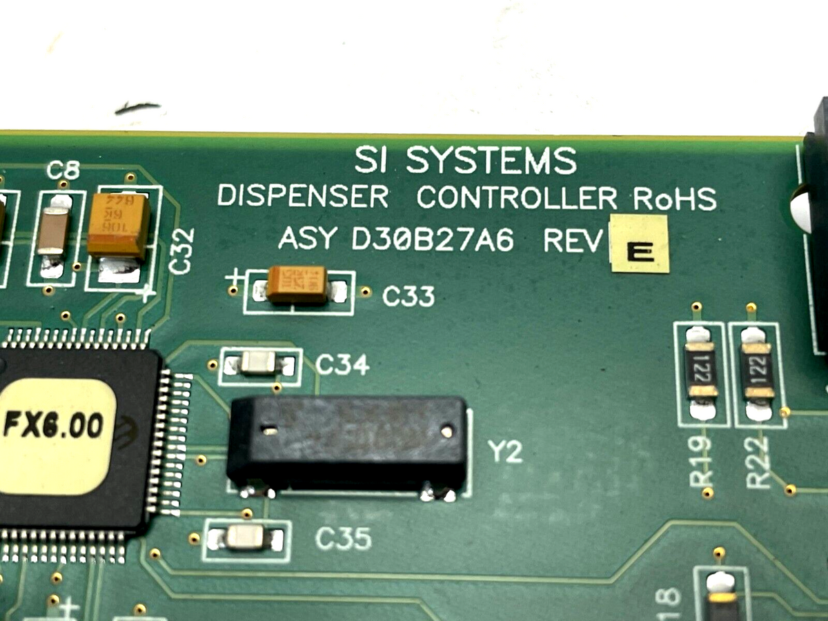 SI Handling D30B27A6 Rev. E Dispenser Controller Board 92584D - Maverick Industrial Sales