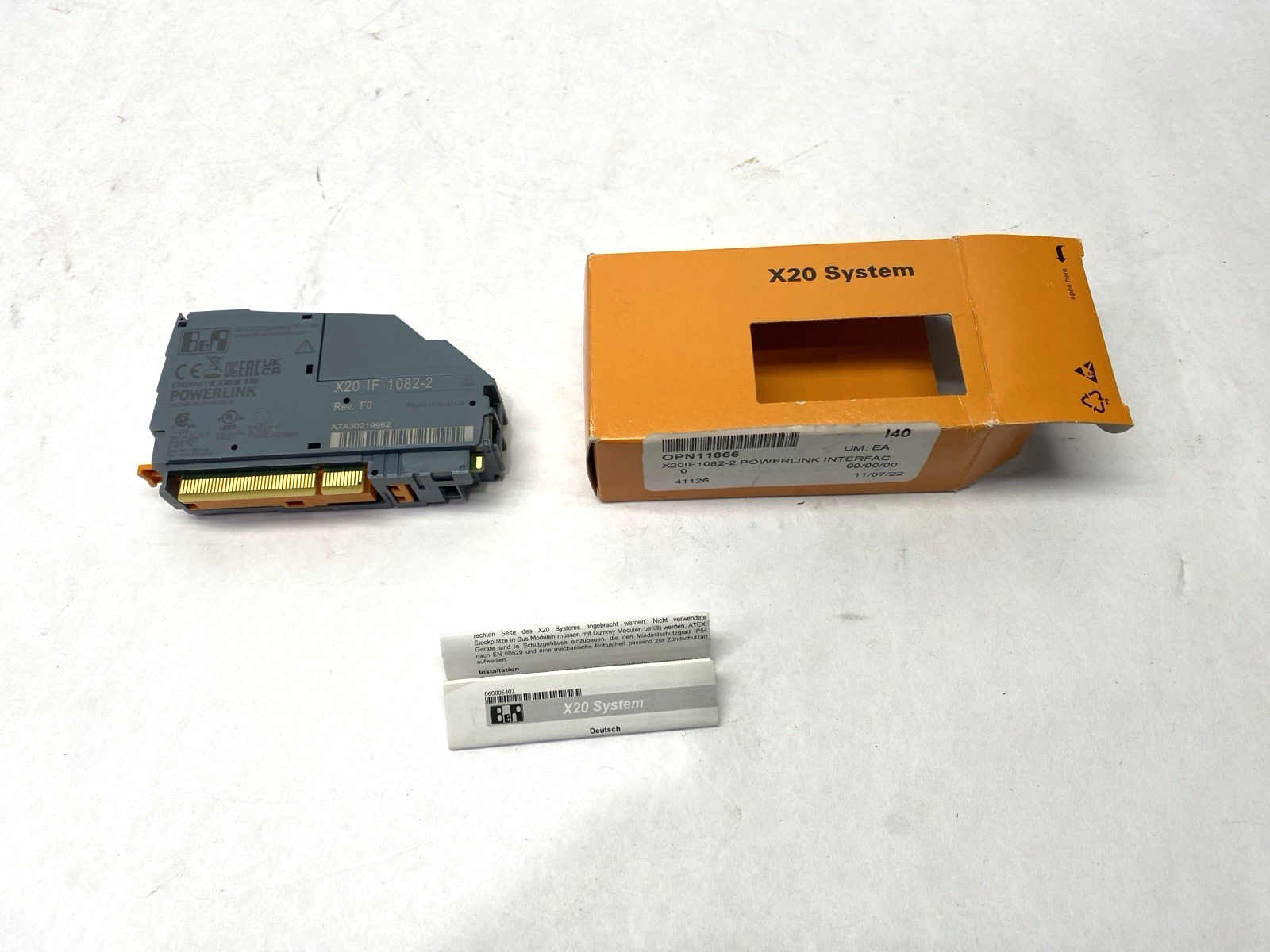 X20IF1082-2 | B&R Automation Rev. F0 Powerlink Interface Module - New – Open box - Maverick Industrial Sales