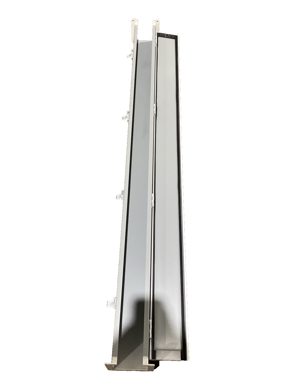 F44L60 | HOFFMAN nVent Wireway 4"x4"x60" Type 12 Lay-In Hinged Cover - Used - Maverick Industrial Sales