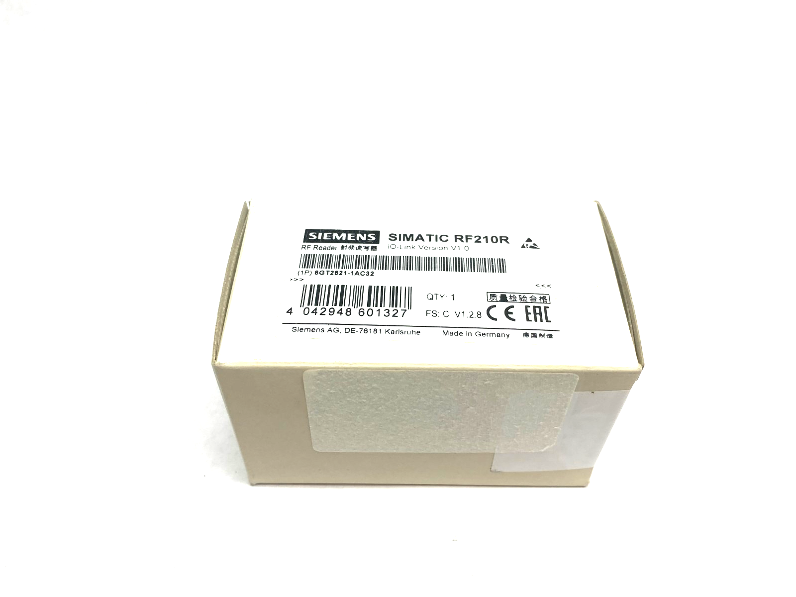 Siemens 6GT2821-1AC32 SIMATIC RF210R IO-Link RF Reader V1.0 - Maverick Industrial Sales