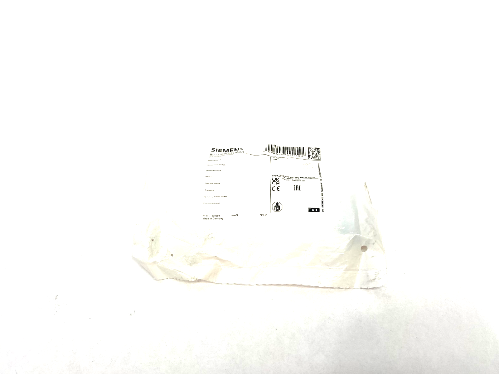 Siemens 8UD1900-2DA00 Shaft Adapter Piece 8mm x 8mm - Maverick Industrial Sales