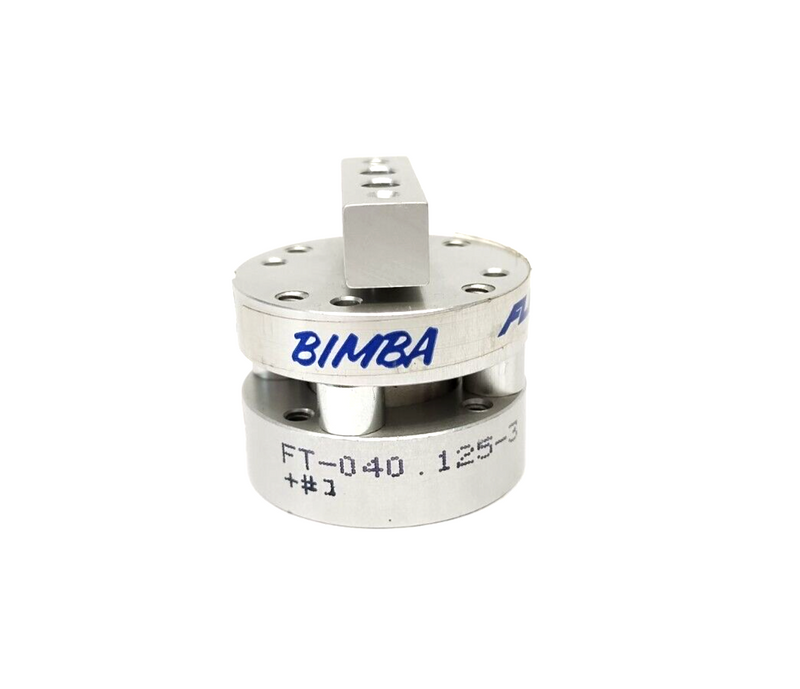 Bimba FT-040.125-3 Flat II Dual Rod Pneumatic Cylinder, 3/4" Bore 1/8" Stroke - Maverick Industrial Sales