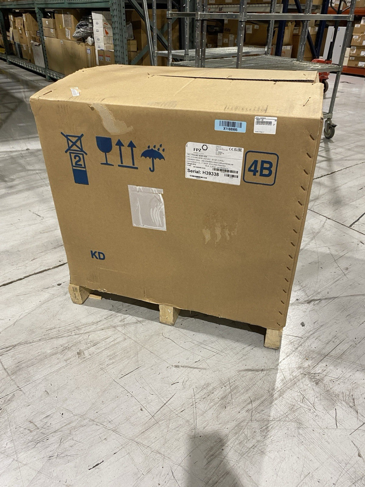 FPZ SCL K10-MS Regenerative Blower 200-460V 20HP - Maverick Industrial Sales