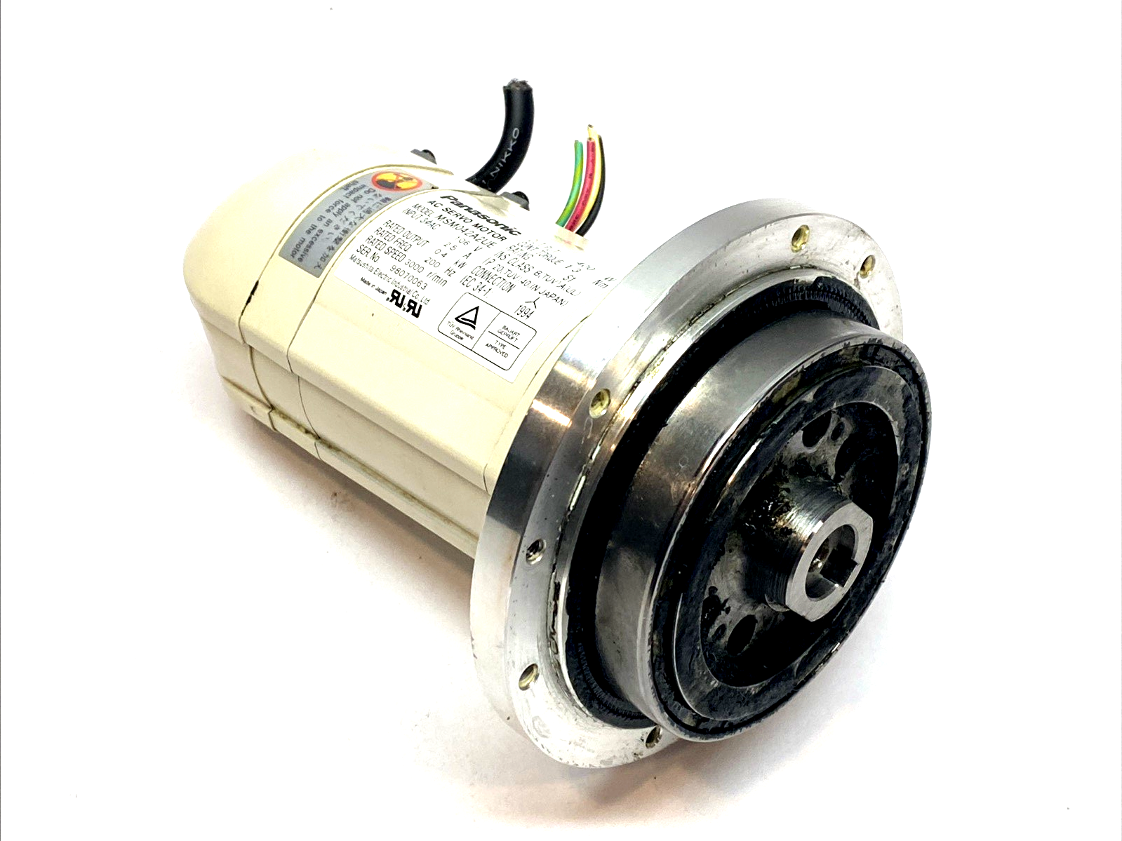 MSM042A2UE | Panasonic AC Servo Motor 400W 200V 3000rpm Incremental Encoder - Used - Maverick Industrial Sales