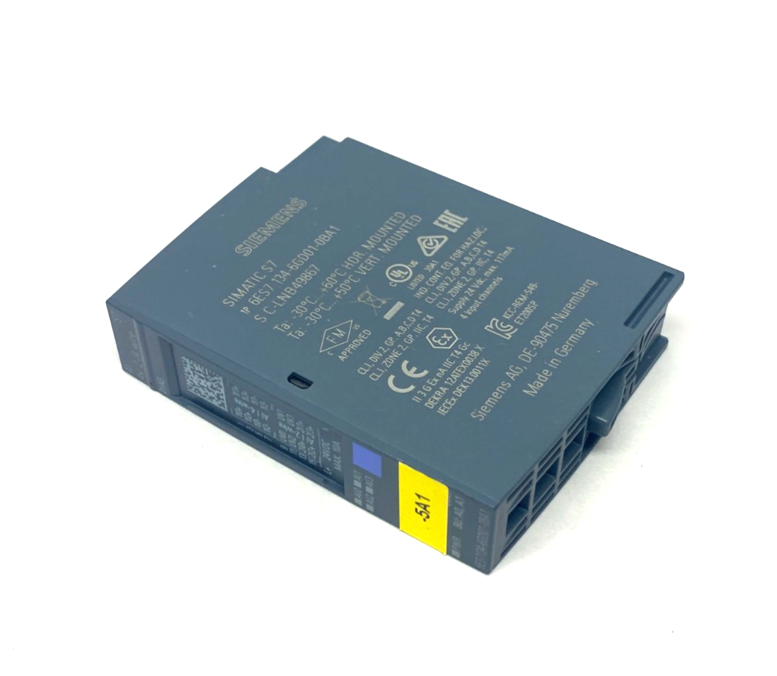 Siemens 6ES7 134-6GD01-0BA1 SIMATIC ET 200SP Analog Input Module AI 4xI - Maverick Industrial Sales