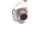 12 Pin Watertight Female Connector to D-Sub Robot Cableset 300V 80Deg C 13" Inch - Maverick Industrial Sales