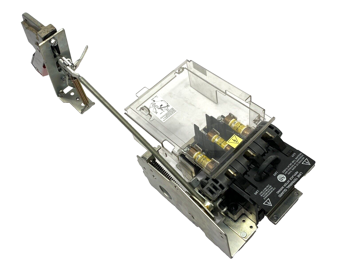 | Allen Bradley 1494V-DS30 Ser. D Disconnect Switch w/ 1494V-FS30 w/ Fuse Cover - Used - Maverick Industrial Sales
