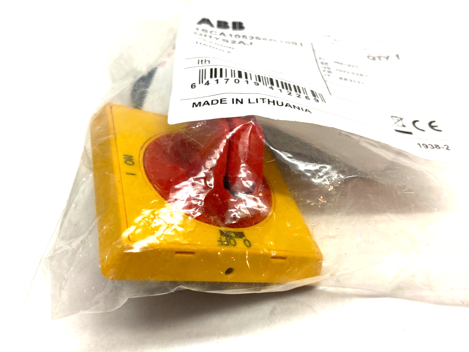 ABB 1SCA105296R1001 Selector Handle for Switch OHYS2AJ - Maverick Industrial Sales