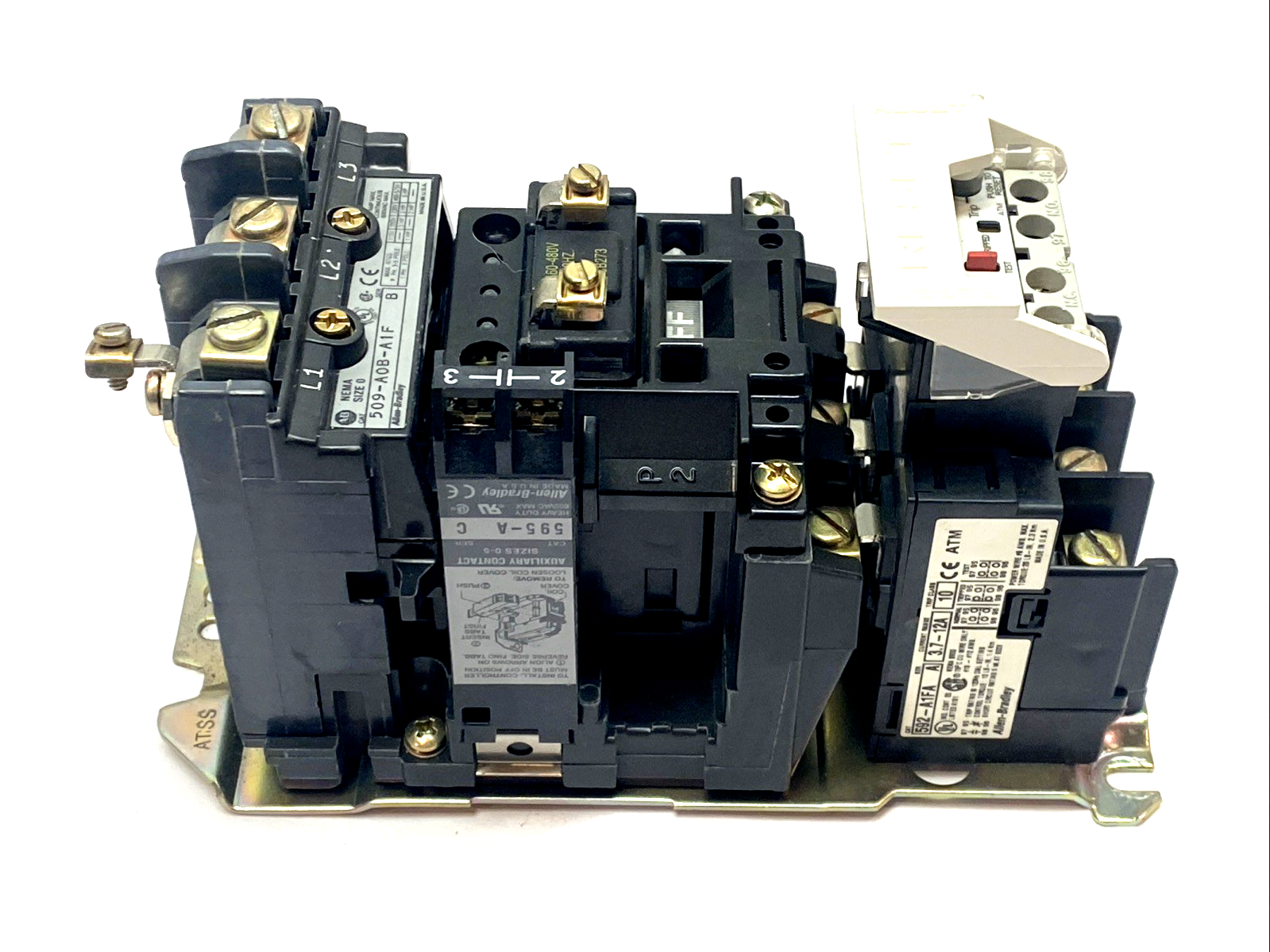 509-A0B-A1F | Allen Bradley Nema 0 Motor Starter SER B 480V E1 Plus Overload - Used - Maverick Industrial Sales