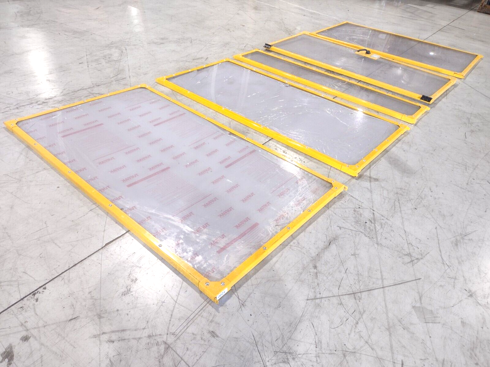 AGS Lexan Guard Panel Lot, A12014L (x2), A120115L, 2000x950, A12013HRL 2000mm H - Maverick Industrial Sales
