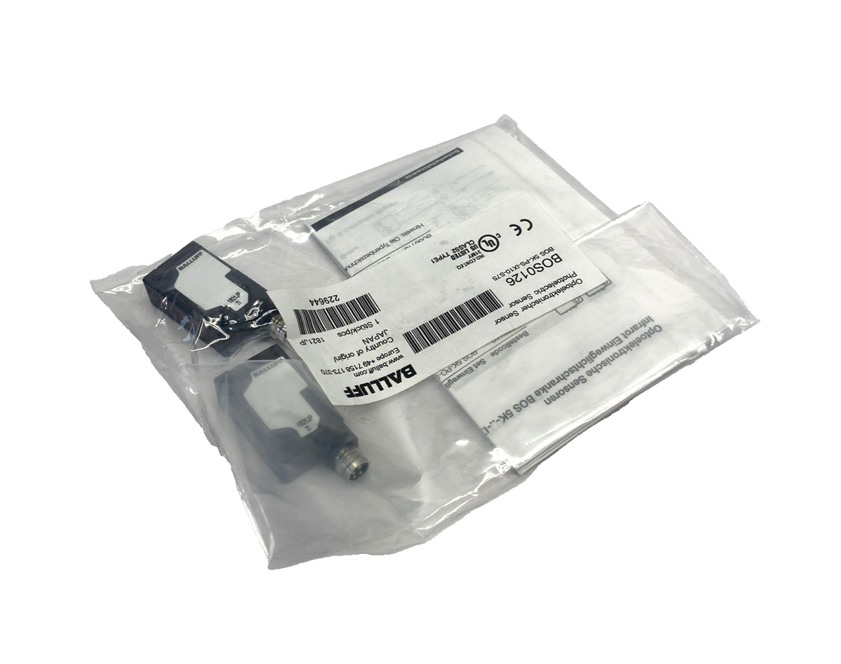 Balluff BOS0126 Photoelectric Sensor Transmitter & Receiver BOS 5K-PS-IX10-S75 - Maverick Industrial Sales