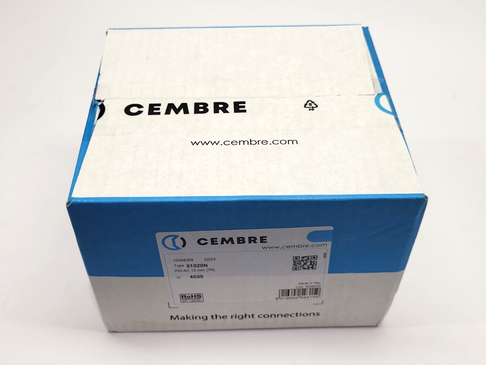 Cembre 51020N Transparent Cable Holder PM-AC 15mm - Maverick Industrial Sales