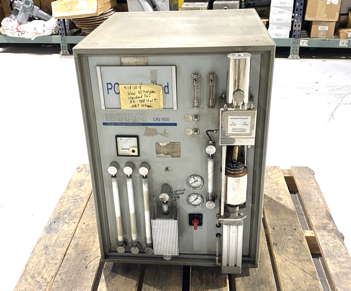 Eltra ON 900 Oxygen Nitrogen Determinator Analyzer ON-900 FOR PARTS OR REPAIR - Maverick Industrial Sales