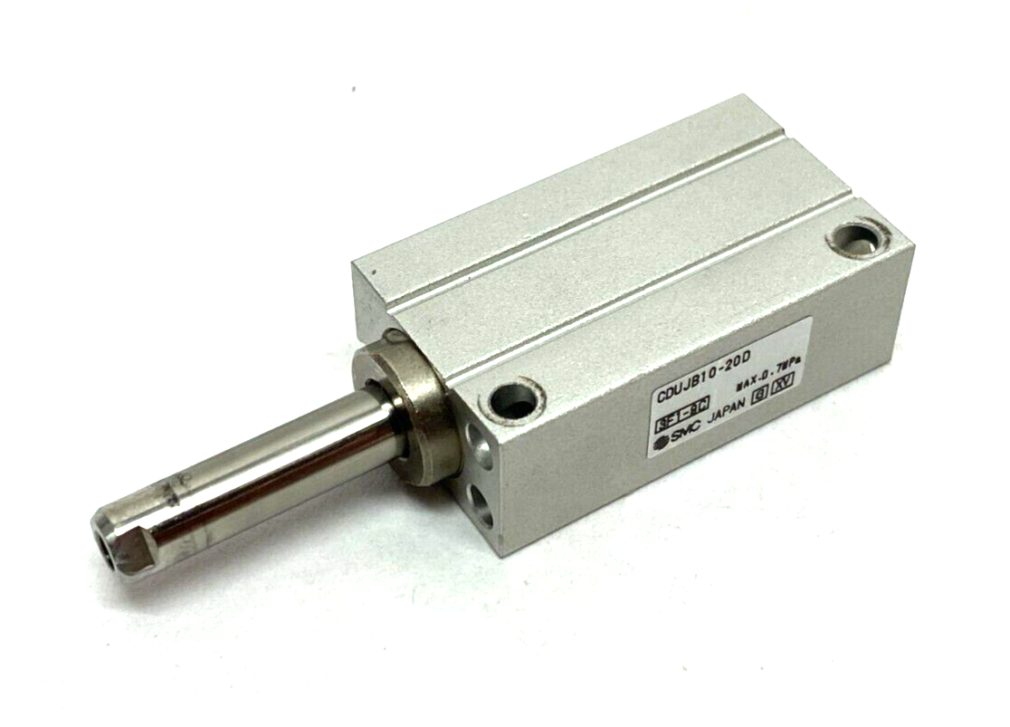 SMC CDUJB10-20D Compact Pneumatic Free Mount Cylinder 10mm Bore 20mm Stroke - Maverick Industrial Sales