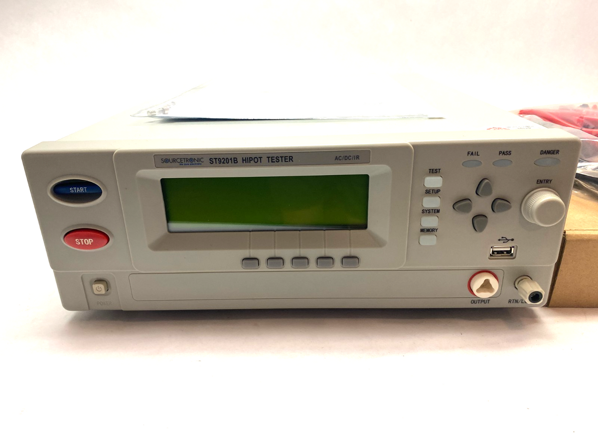 ST9201B | Sourcetronic High Voltage Tester 5000VAC/6000VDC - New – Open box - Maverick Industrial Sales