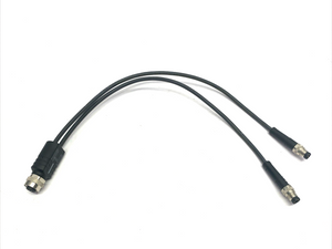 YK-FK4M12-2AL-SSP3-0,3/0,3/S370 | Escha  Splitter Y-Cable M12 to Dual M8, 8075852 - Used