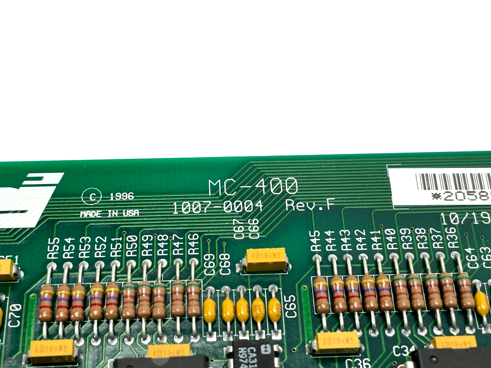 MEI MC-400 Rev. F Circuit Board Assembly 1007-0004 - Maverick Industrial Sales