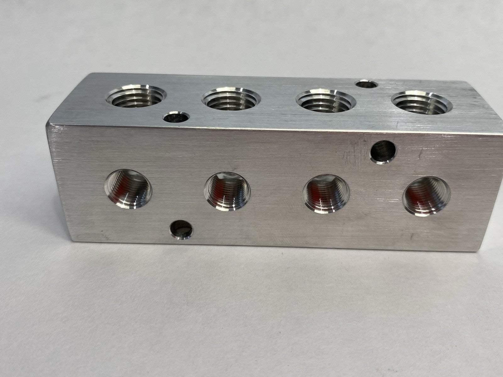 None | 270-Degree Aluminum Block Manifold 4-Station - New Other - Maverick Industrial Sales