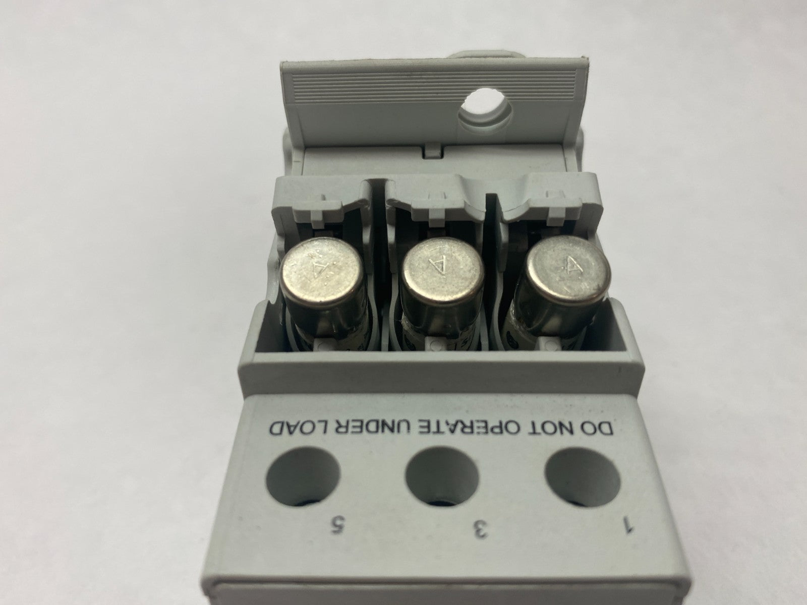 Siemens 3NW7534-1HG Fuse Holder Class CC 3-Pole MISSING TERMINAL COVER - Maverick Industrial Sales