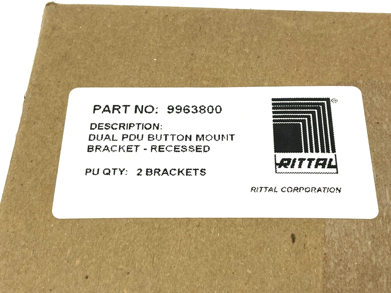 Rittal 9963800 Dual Button Mount Bracket Set - Maverick Industrial Sales