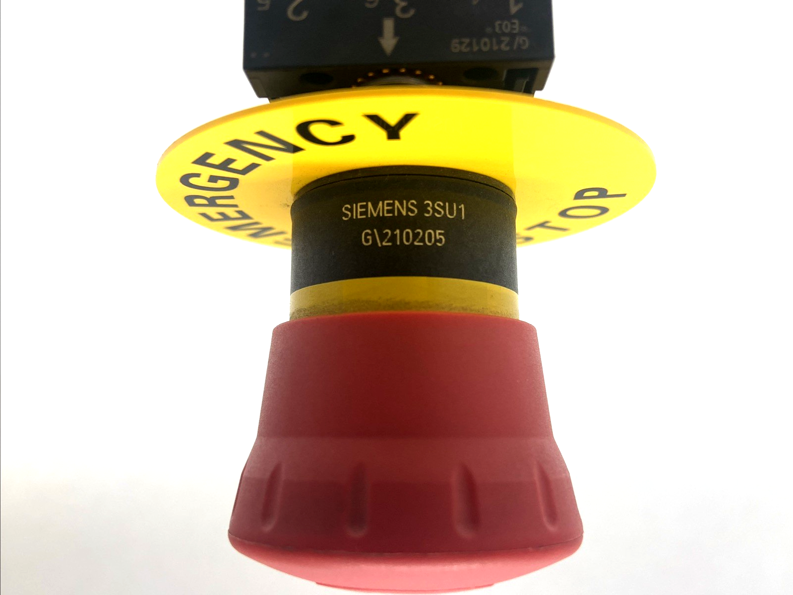 3SU1100-1HB20-1CG0 | Siemens Emergency Stop Red Mushroom Button - Used - Maverick Industrial Sales