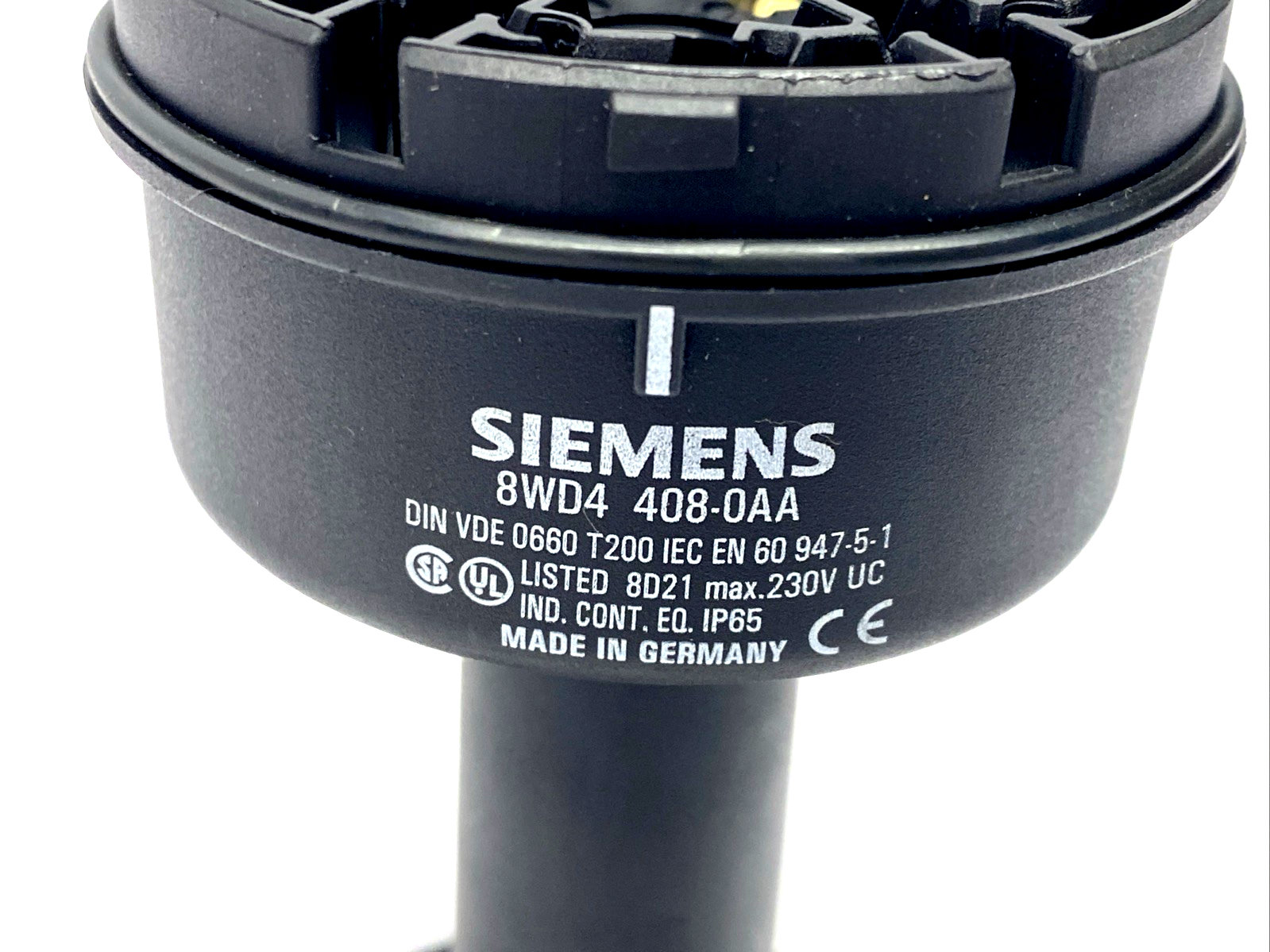8WD4408-0AA | Siemens Stack Light Connection Element Module - Used - Maverick Industrial Sales