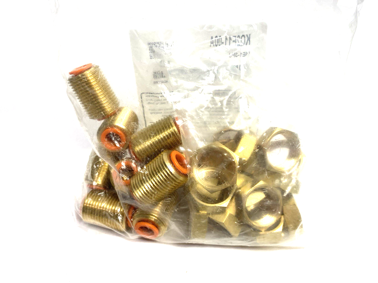 KQ2E11-00A | SMC Brass Bulkhead Union Fitting 3/8" OD Tube PKG OF 10 - New - Maverick Industrial Sales