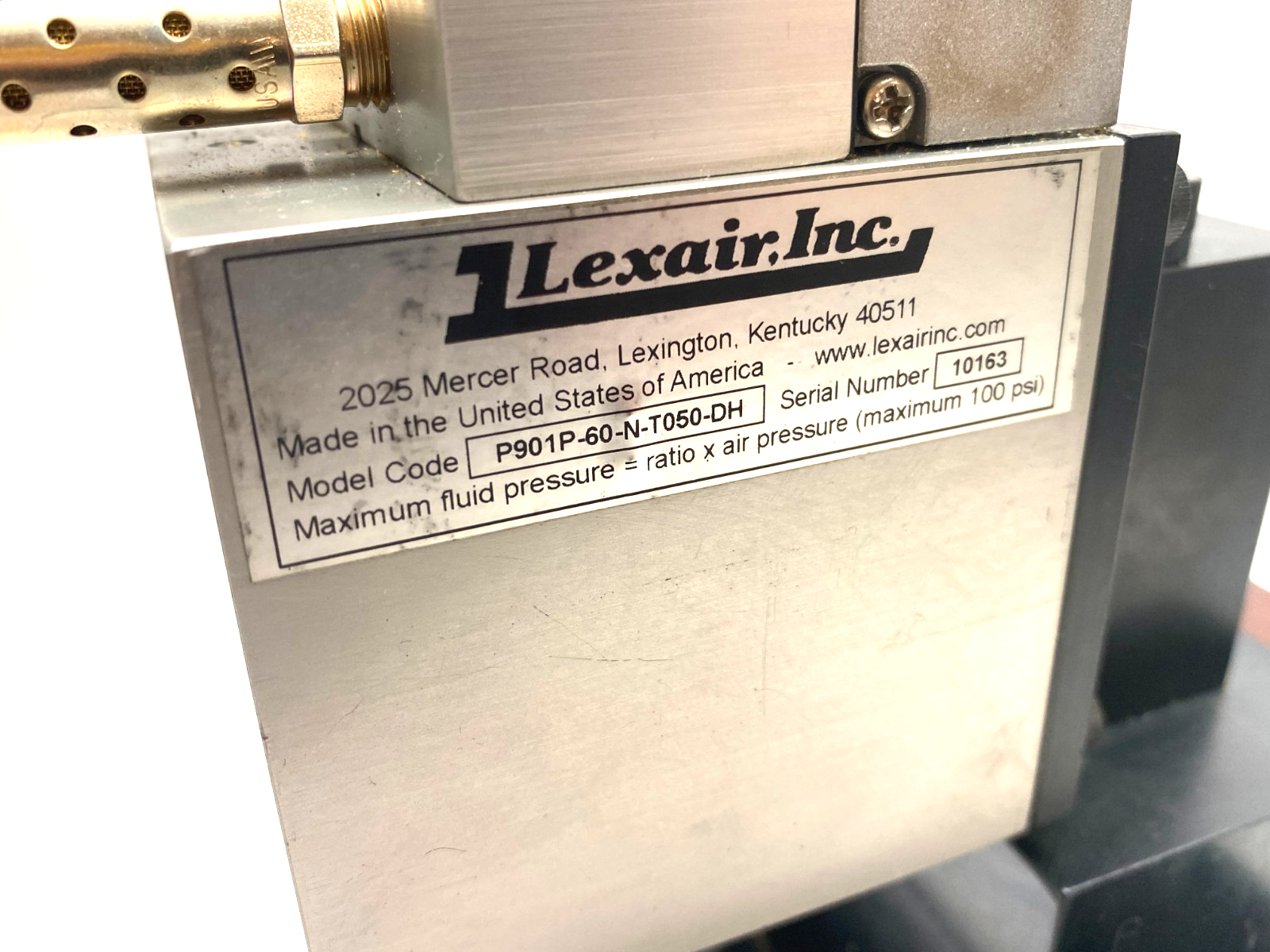 Lexair Hydronic P901P-60-N-T050-DH Air-Driven Hydraulic Power Unit on .5gal Tank - Maverick Industrial Sales