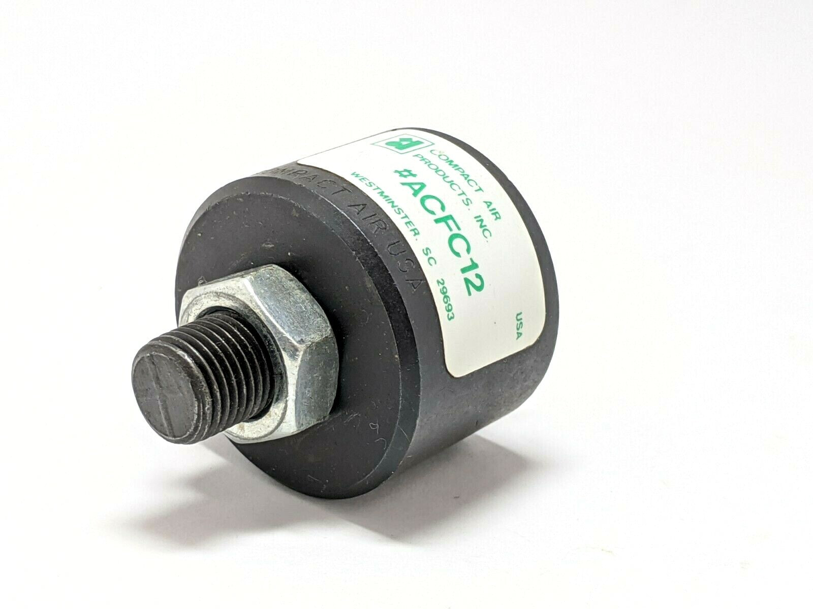 Compact Air ACFC12 Rod End Alignment Coupler 1/2” Screw Size, 1-9/16” Diameter - Maverick Industrial Sales