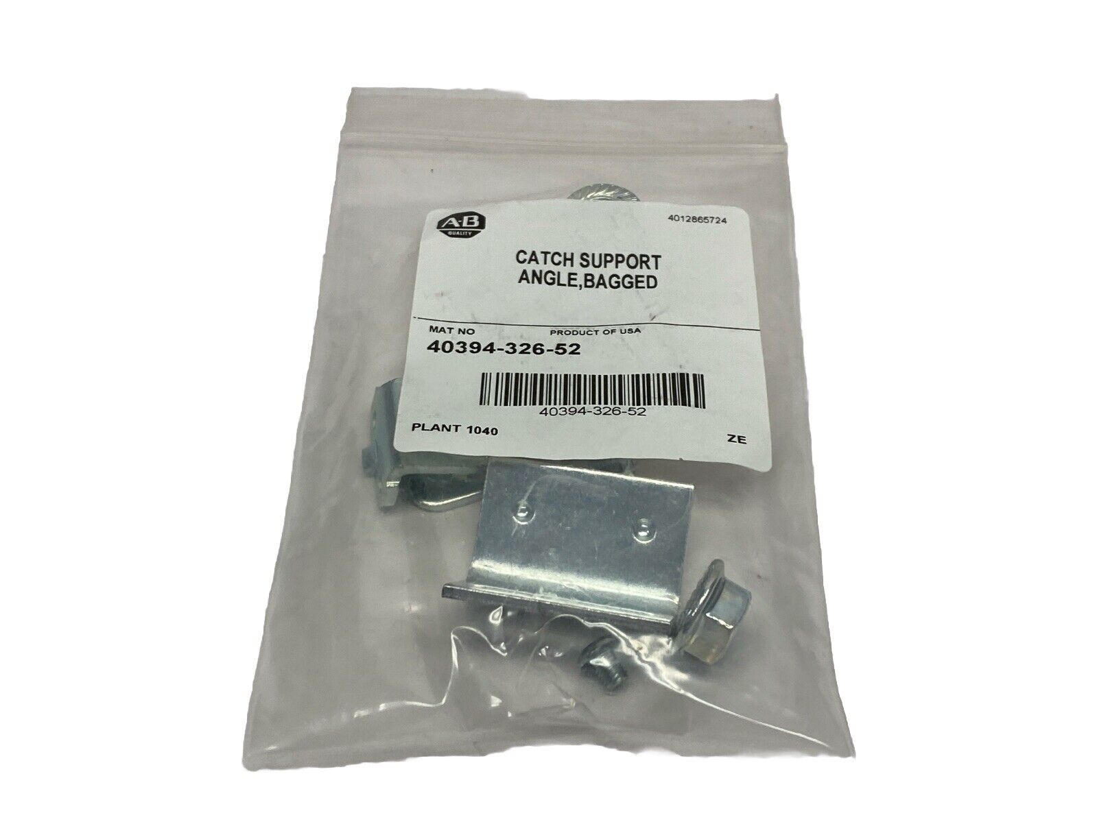 Allen Bradley 40394-326-52 Catch Support Angle Bracket - Maverick Industrial Sales