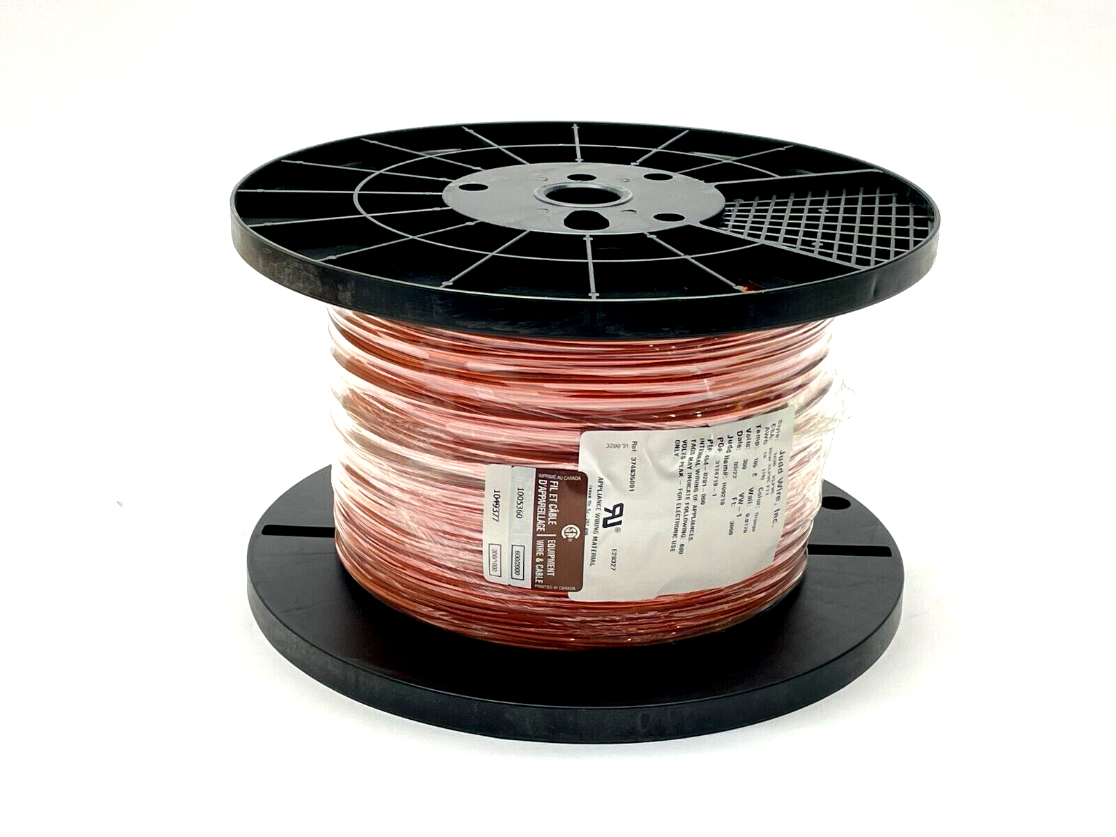 Judd Wire H09218 Lead Wire 18AWG 300V Orange 3000ft Length - Maverick Industrial Sales