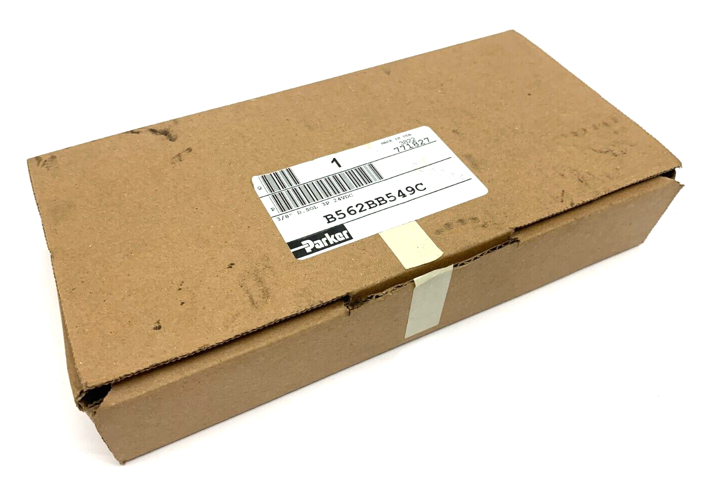 Parker B562BB549C Double Solenoid Valve 3-Port 3/8" P2E-KV32C Solenoids - Maverick Industrial Sales