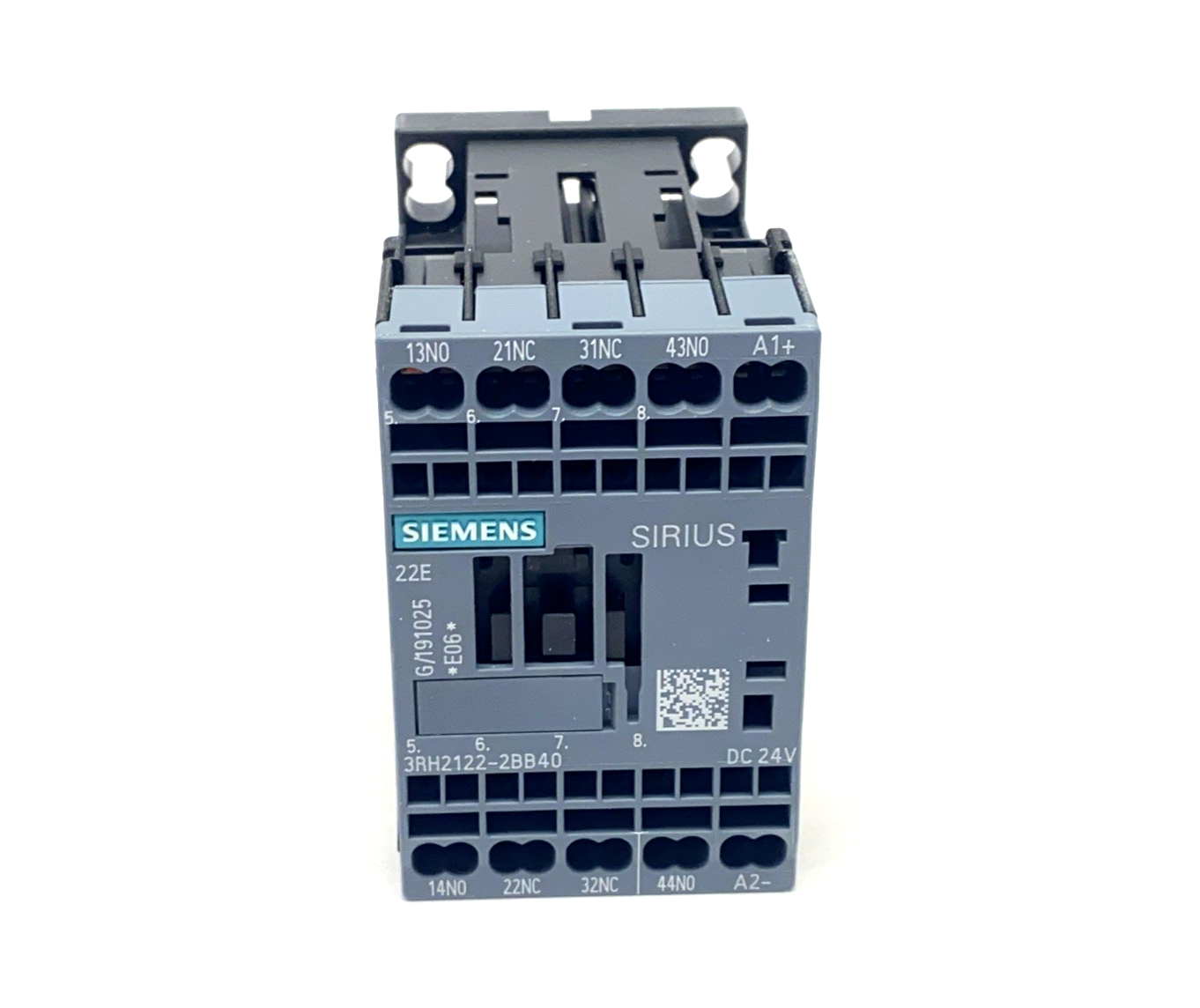 Siemens 3RH2122-2BB40 Contactor Relay 2 NO + 2 NC, 24V DC - Maverick Industrial Sales