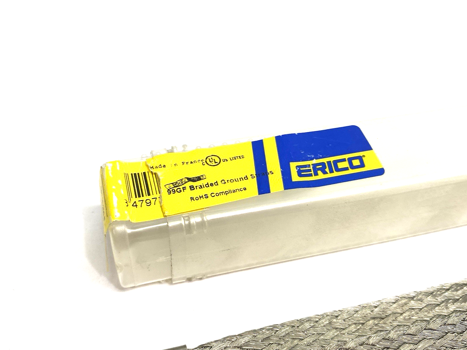 554278 | nVent Erico ERIFLEX Braided Grounding Straps PKG OF 7 - New – Open box - Maverick Industrial Sales