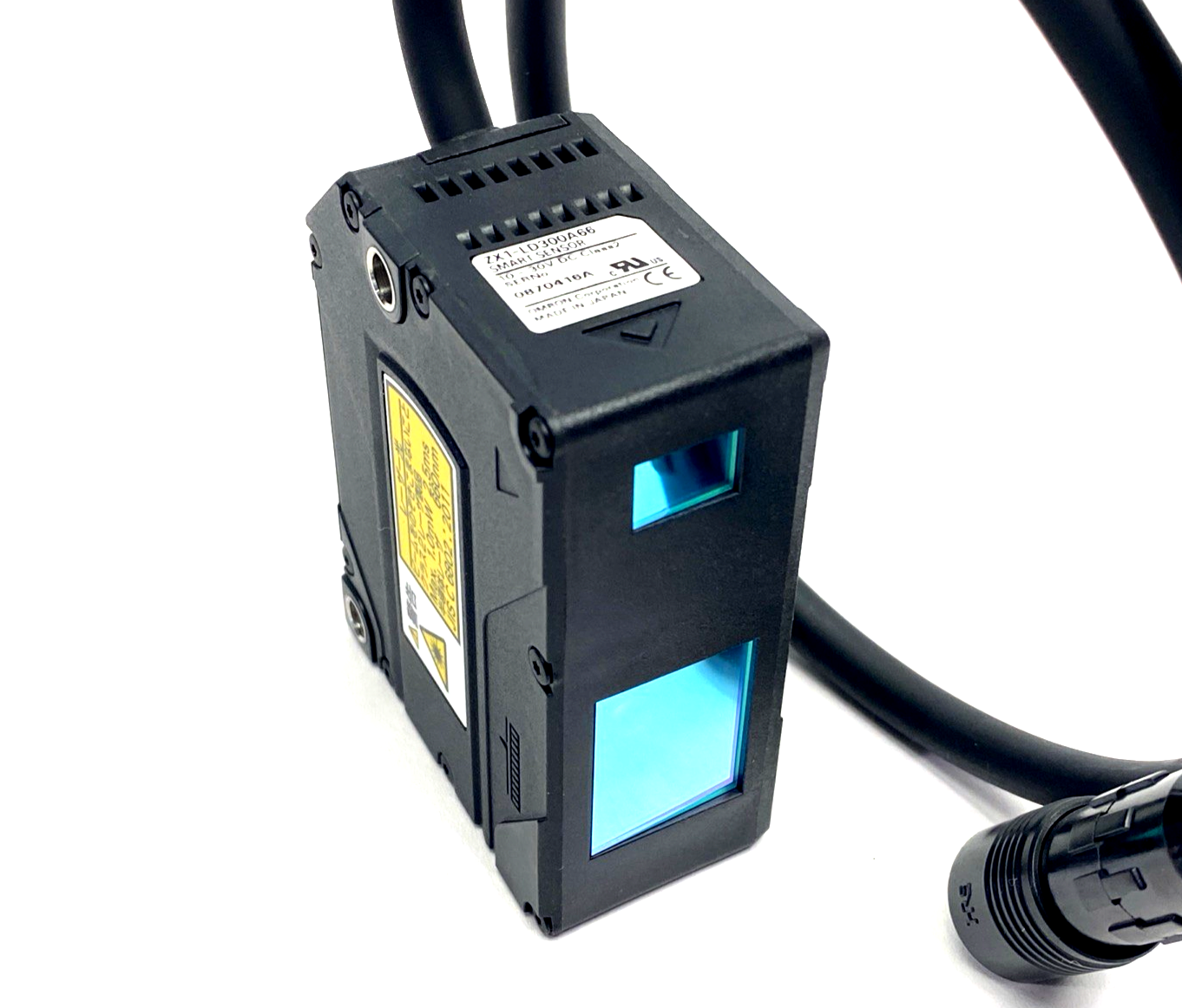 Omron ZX1-LD300A66 Laser Displacement Sensor, 0.5m Pigtail Connector, NPN - Maverick Industrial Sales